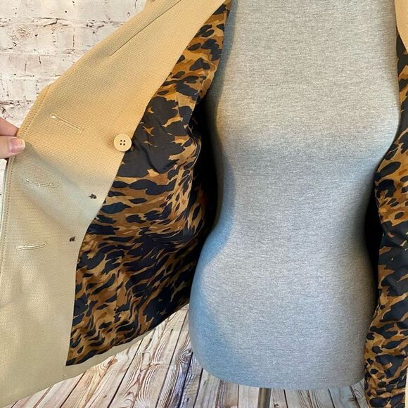 Lane Bryant Suit Separates Skirt Jacket NWT Camel Tan Knee Length Size 20 - Picture 4 of 12